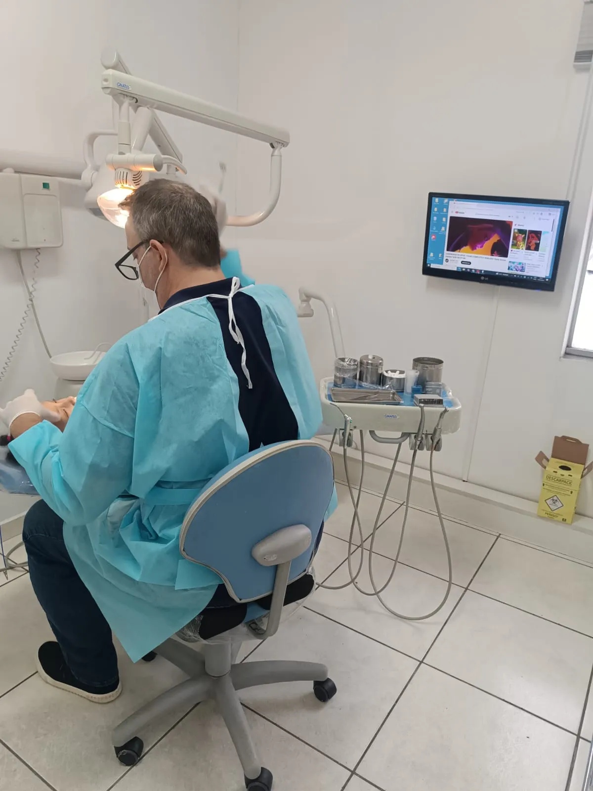 Espaço interno do Instituto Aguilar Odontologia